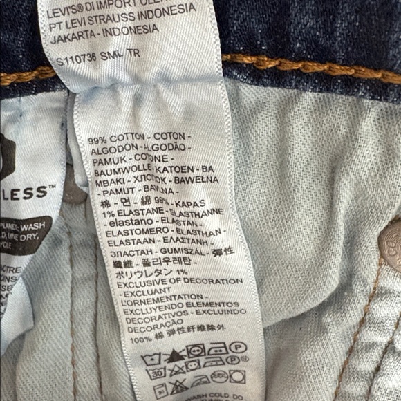 Levi's Men's 505 Regular Fit Stretch Jeans 30x32 - Picture 6 of 7